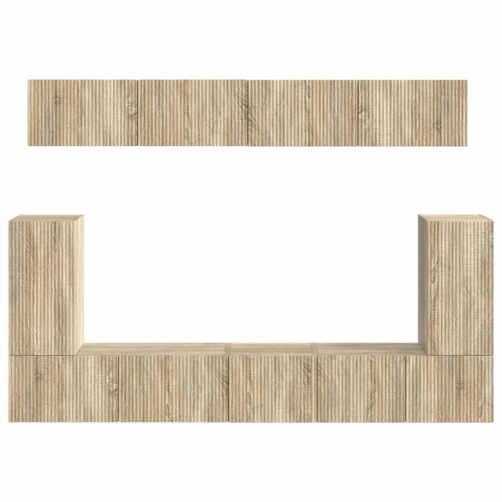 Set mobile TV 5 pcs Rovere Sonoma Legno multistrato 3409089