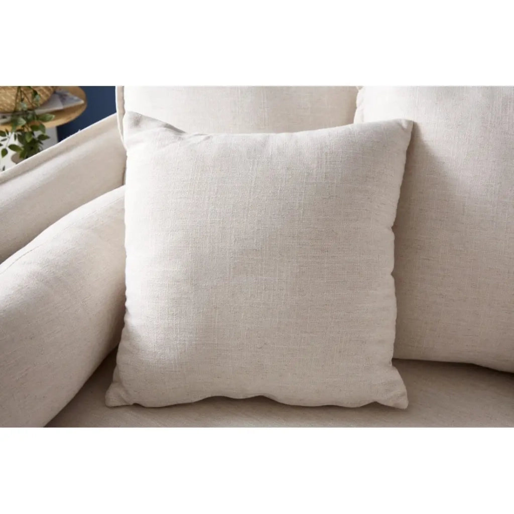 Divano ad angolo KALIA - Bianco - 5 posti - Angolo reversibile - contemporaneo