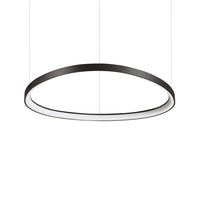 Lampadario A Sospensione Contemporaneo Gemini Metallo Nero Led 55W 3000K Ip20
