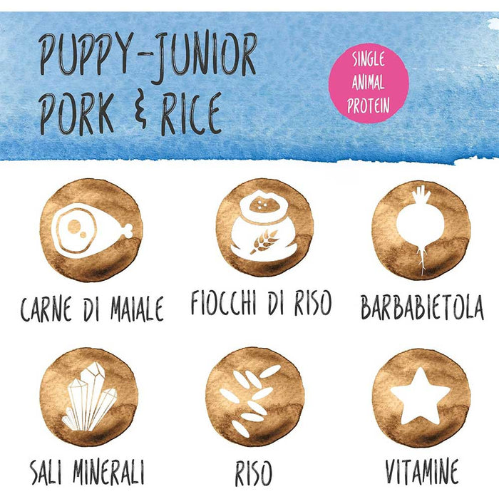 ALDOG PUPPY-JUNIOR PORK Crocchette Medio/Grandi 12KG