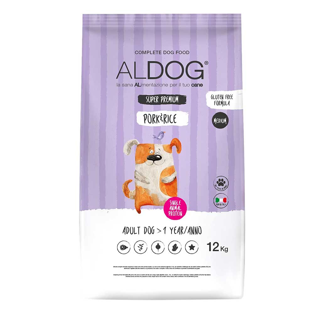 ALDOG PORK Crocchette Medio/Grandi 12kg