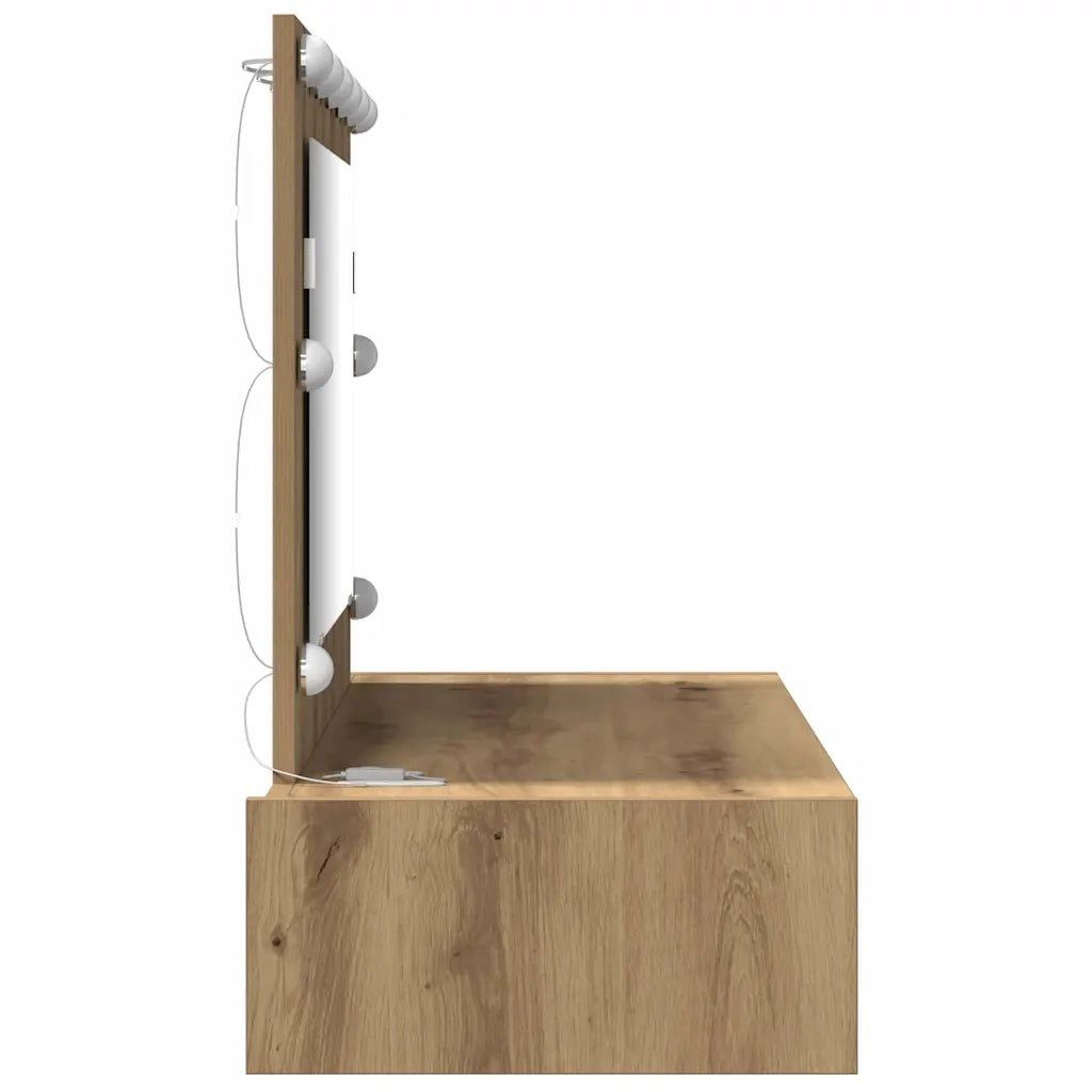 Tavolo da Trucco Marrone 100 x 40 x 70 cm Legno multistrato 865243