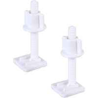 Yardwe 4 pezzi wc cerniera bulloni plastica bianco wc sedile cer