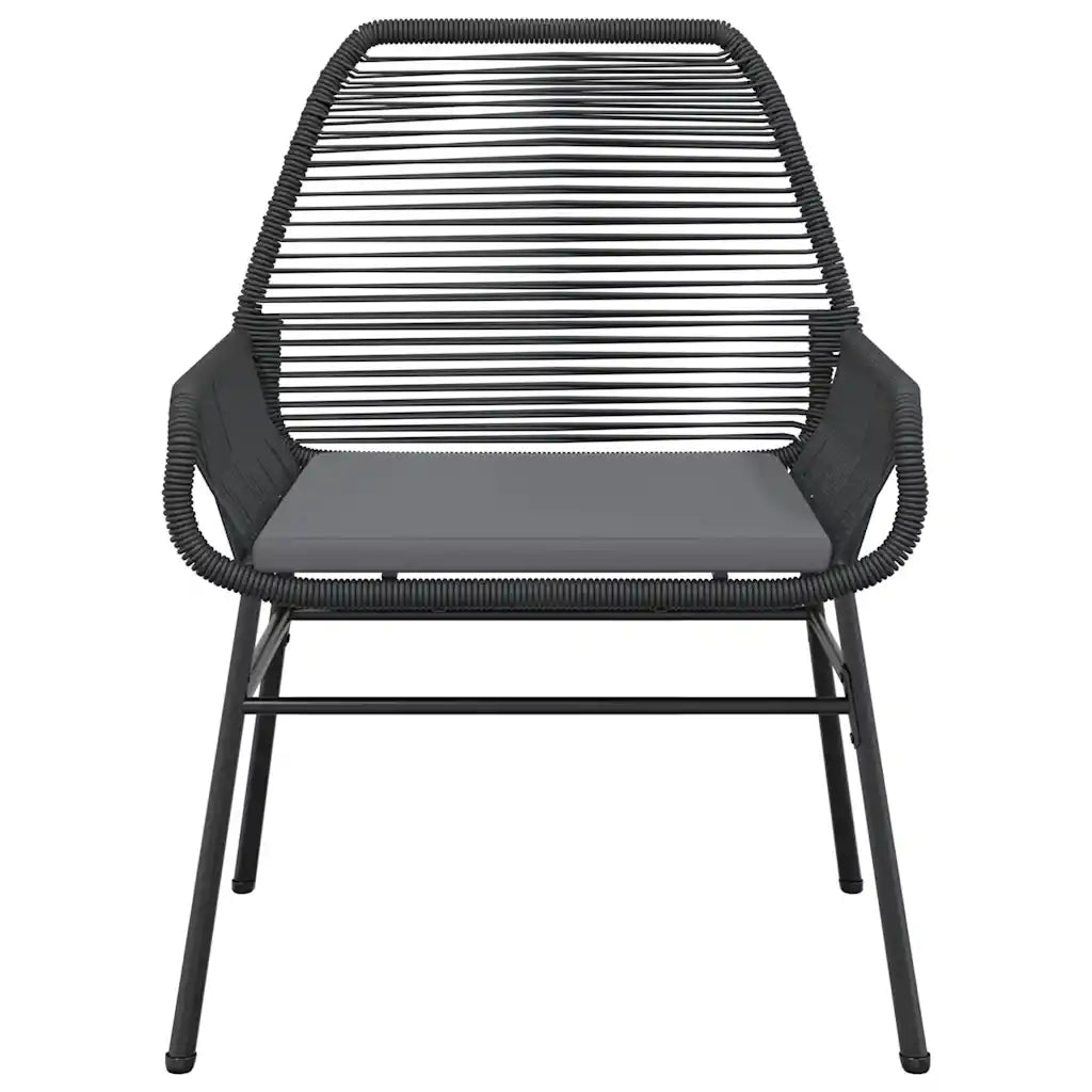 vidaXL Set da Pranzo da Giardino con Cuscini 5 pz Polyrattan Vetro