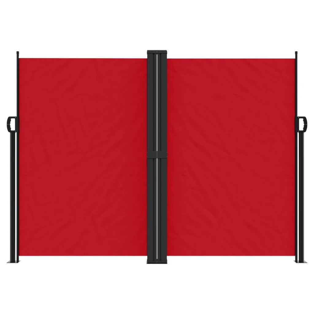 Tenda da Sole Laterale Retrattile Rossa 180x600 cm