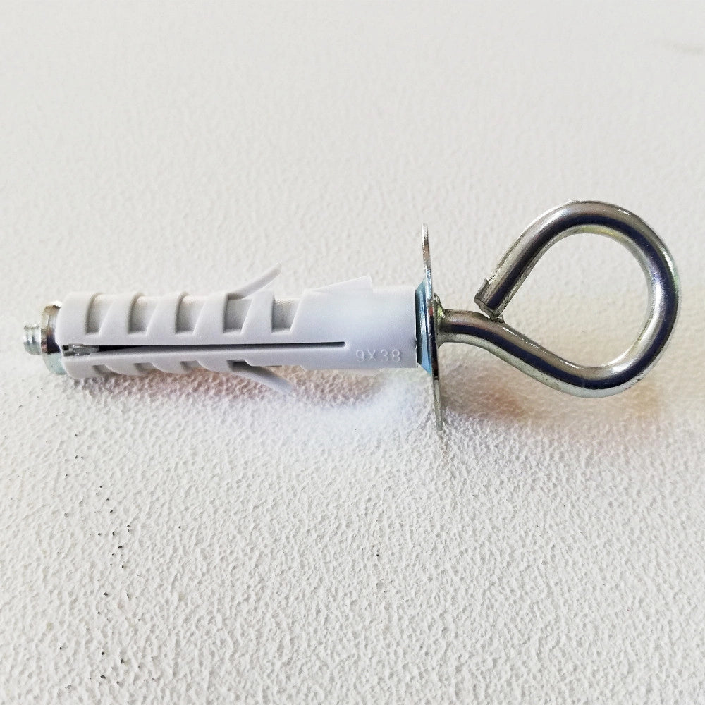 Tassello in nylon con occhiolo chiuso - 10pz, scegli se  9x40mm