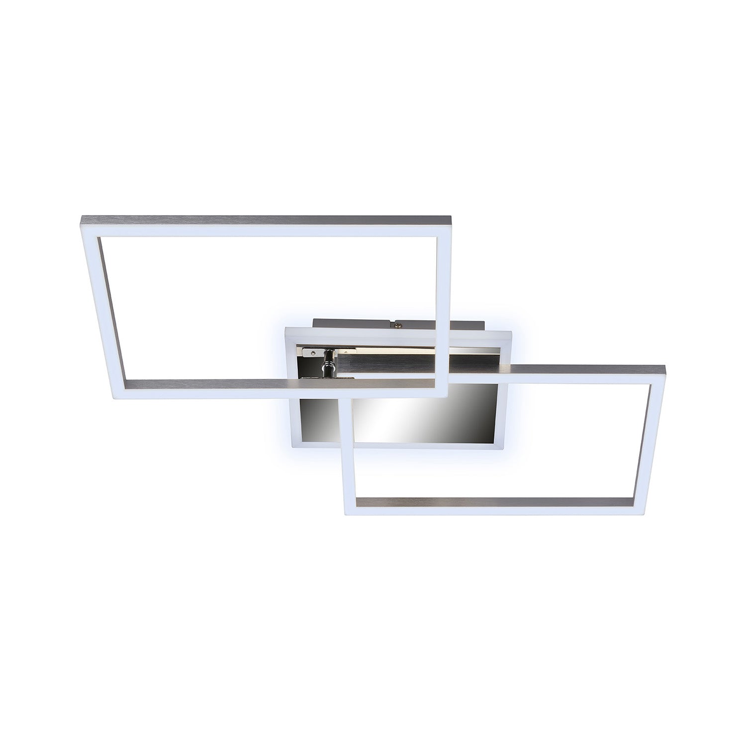 Applique Moderna Frame Metallo Cromo Led Integrato 33W Da 2700 A 6500K