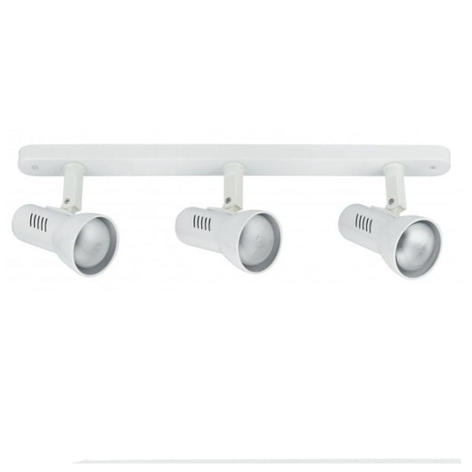 BARRA 3 SPOT CARRERA E27 39XH18,7CM BIANCA