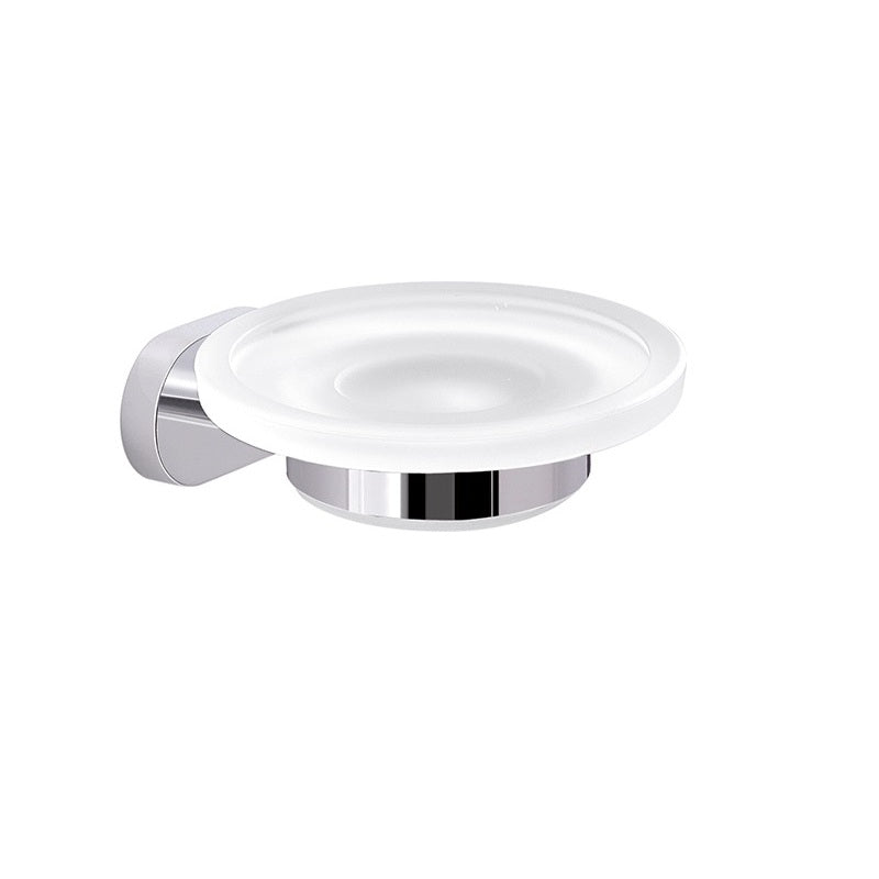 PORTASAPONE G-BERNINA IN ACCIAIO CROMO/VETRO