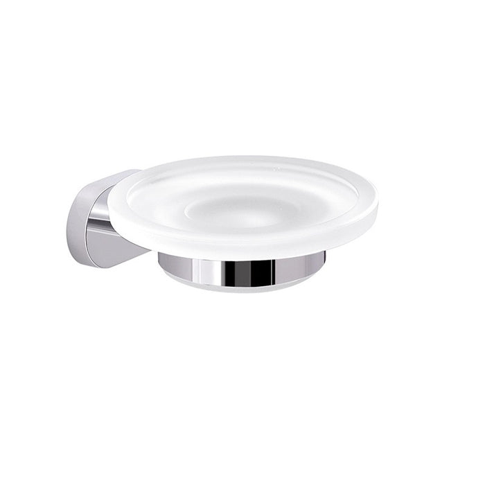 PORTASAPONE G-BERNINA IN ACCIAIO CROMO/VETRO