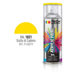 SPRAY ACRILICO GIALLO CADMIO 400ML RAL 1021.