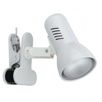 SPOT CARRERA E27 21,3XH14,5CM BIANCO CON PINZA