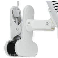 SPOT CARRERA E27 21,3XH14,5CM BIANCO CON PINZA