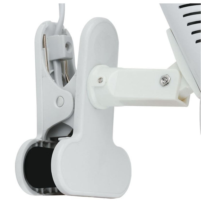 SPOT CARRERA E27 21,3XH14,5CM BIANCO CON PINZA