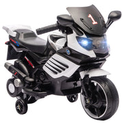 Auto elettrica per bambini 6V ¨C zephmum ¨C bianco con luci e suoni