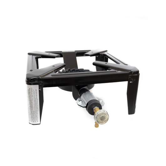 MOHOME Fornellone Gas Esterno Campeggio Nero Bruciatore Ghisa Metallo Pentole Pesanti Portatile  Made in Italy Taglia: 40 x 40 x 19 cm