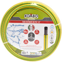 Tubo retinato in PVC, anti alga e atossico, per irrigazione, 1/2