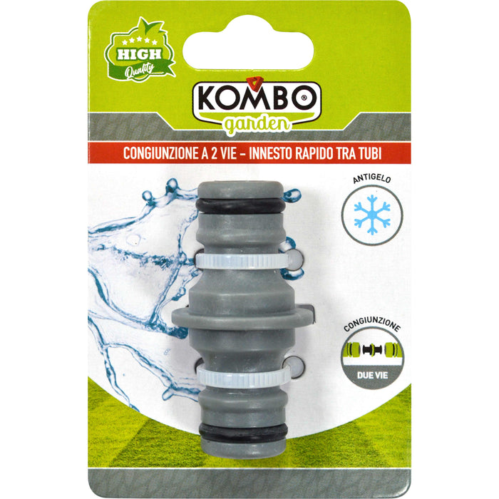 Innesto rapido in ABS doppio, congiunzione a due vie