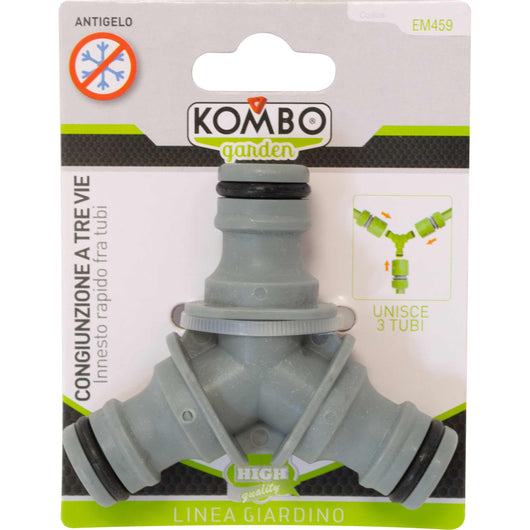 Innesto rapido in ABS a Y, congiunzione a 3 vie