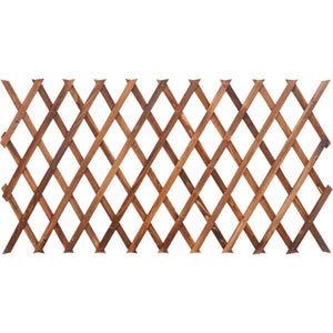 Traliccio grigliato in legno per giardino estensibile fino a 2mt x 32cm