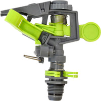 Irrigatore a settore da 1/2 con struttura in ABS e regolazione