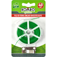 Filo di ferro da giardino zincato rivestito in plastica PE