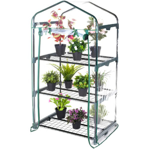 Serra a quattro ripiani in metallo 69x49x158 cm