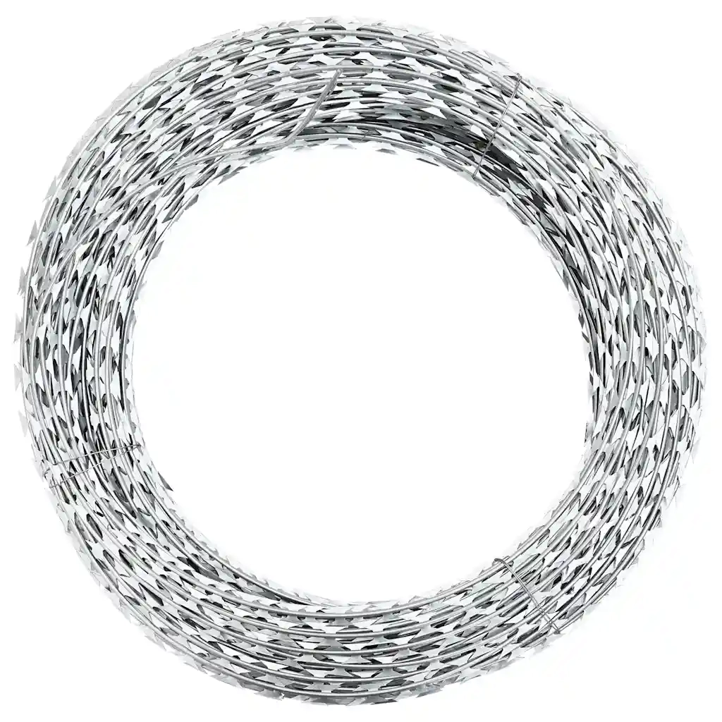Filo Spinato NATO Concertina Elicoidale in Acciaio Zincato 100 m cod mxl 57886