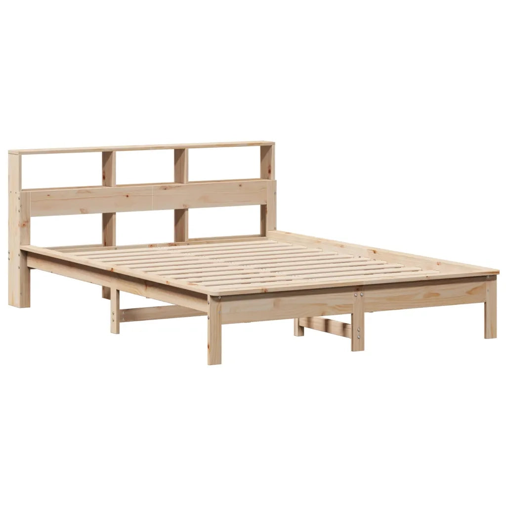 Letto senza Materasso 140x190 cm in Legno Massello di Pino 3309740