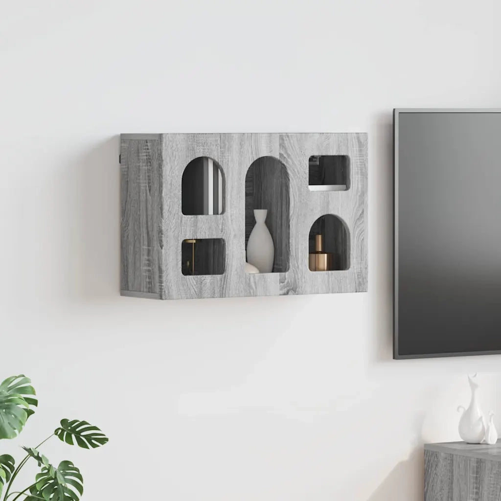 Armadio pensile Grigio Sonoma 60 x 20 x 40 cm Legno multistrato