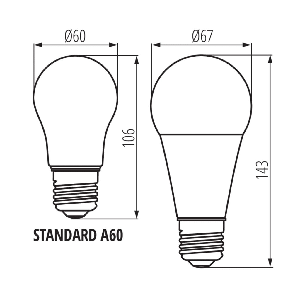 Kanlux lampadina LED E27 19W 2452lm 6500K luce fredda 15000h