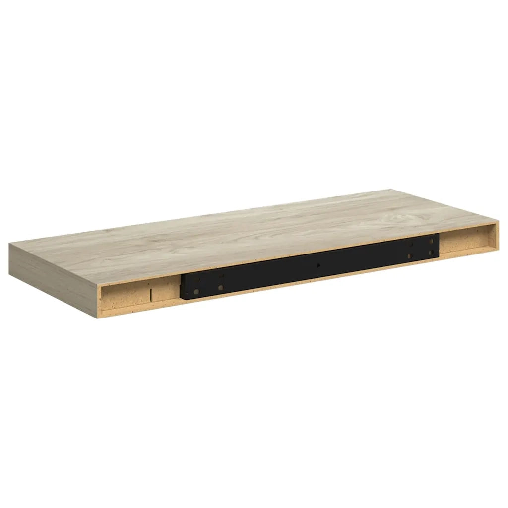 Scaffali a Parete 4 pz Rovere 60x23,5x3,8 cm in MDF 323876