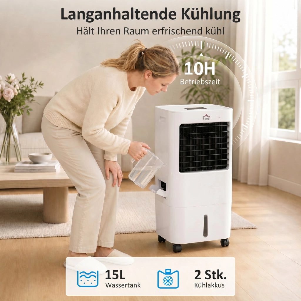 Ventilatore a colonna ¨C Zephmum ¨C Bianco 40x40x120 cm