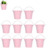 Pacco da 10 emicicli metallici per piante, contenitore per piante succulente, vaso per piante da appendere, decorazione per balcone, 44 x 55 cm (#2)