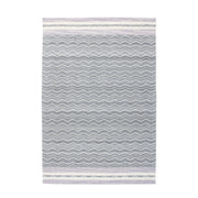 Tappeto Mirage in lana e viscosa viola e grigio 160x230 cm