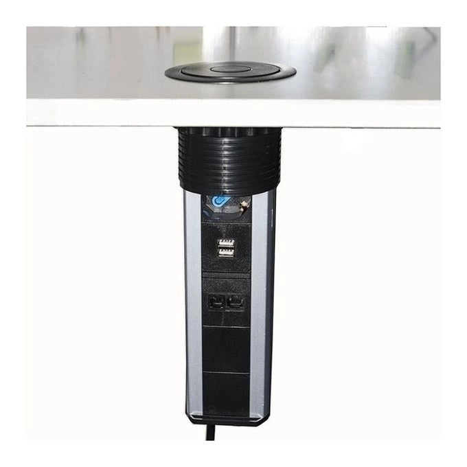 Link Accessori LKMPT02 prolunghe e multiple 1,6 m 2 presa(e) AC Interno Nero, Argento