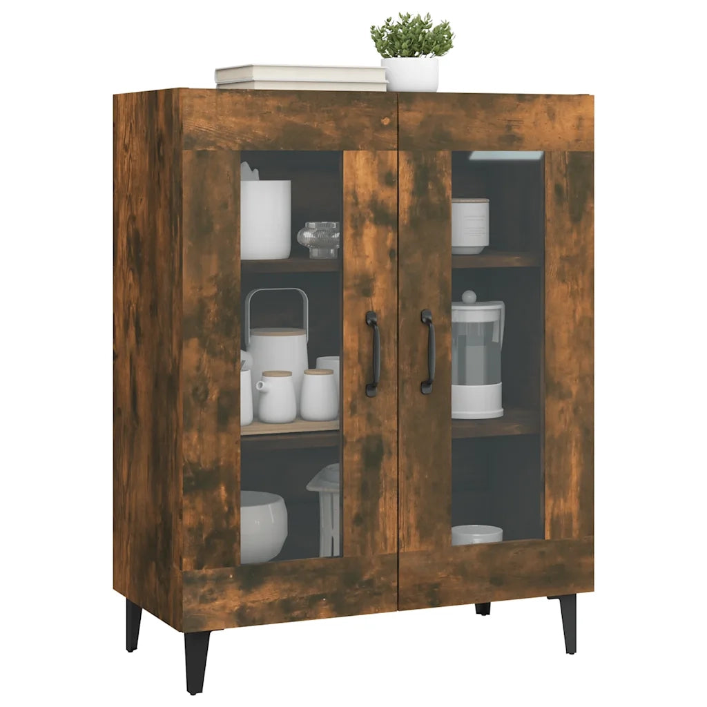 Credenza Rovere Fumo 69,5x34x90 cm in Legno Multistrato cod mxl 20425