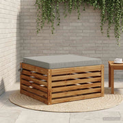 Cuscino per Sedia in Unico Pezzo SOEST 100% Poliestere Grigio 945087