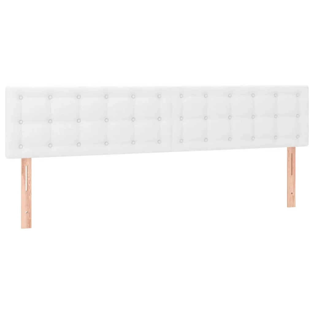 Giroletto a Molle con Materasso Bianco 180x200 cm in Similpelle