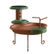 Bagno per Uccelli Smart con Fotocamera Solare Full HD / IA Integrata Multicolore Birdfy