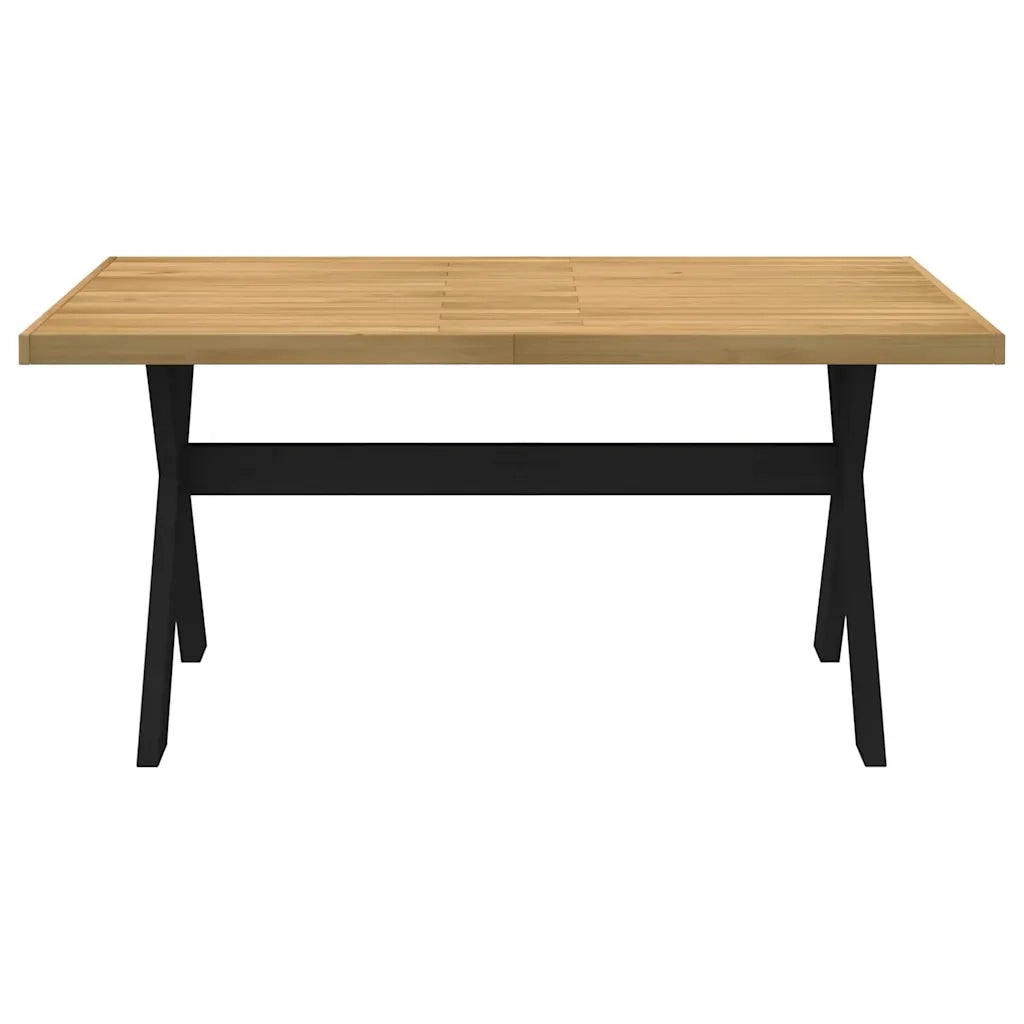 Tavolo Pranzo NOAIN Gambe a Forma X 160x90x75 cm Legno Massello 4100043