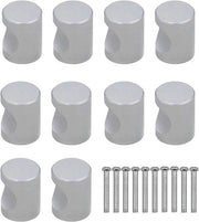 Maniglie a punta smussata per carico - Argento - set da 10 - Alluminio