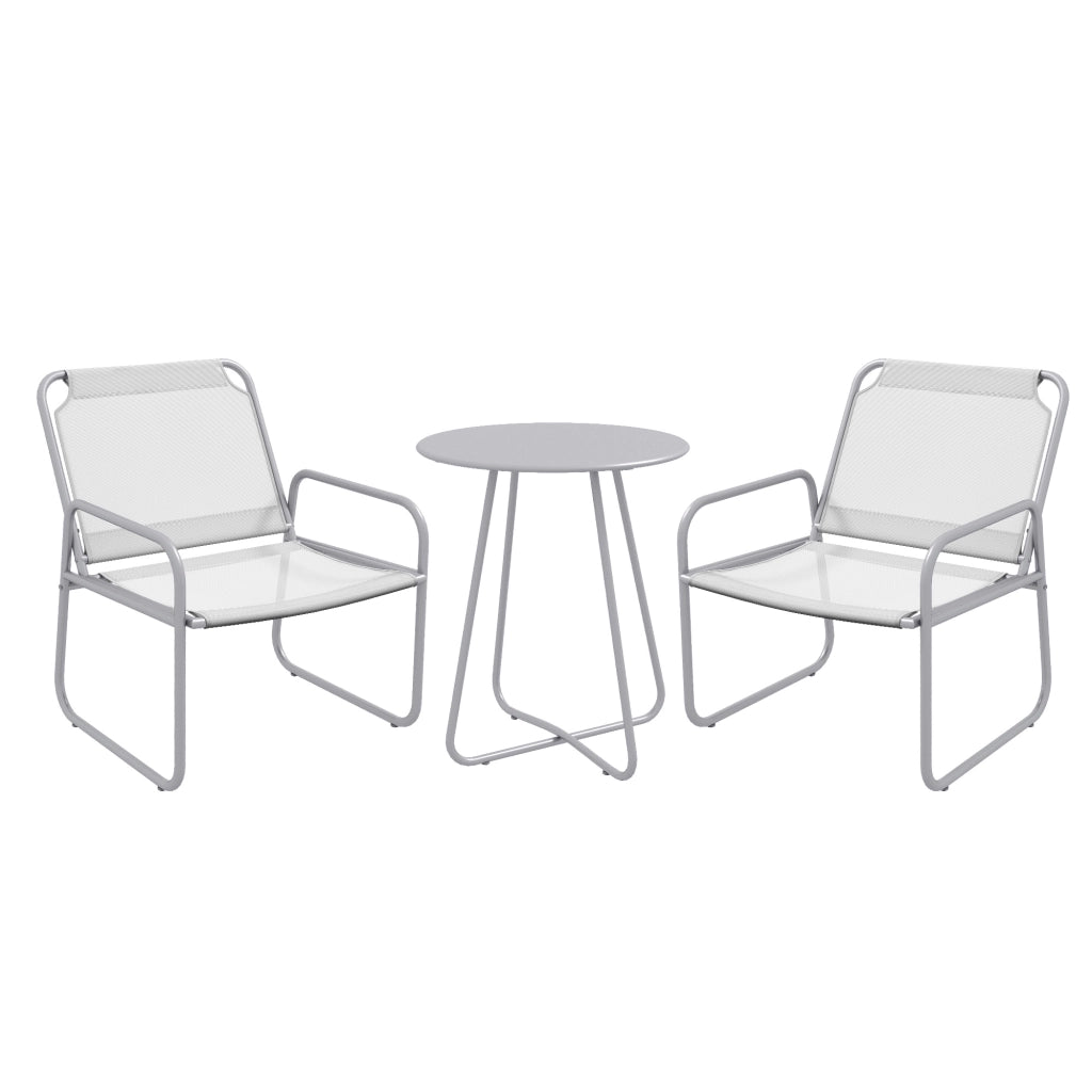 Set 3 Pezzi ¨C zephmum ¨C Grigio Chiaro, Polipropilene, ?60 cm