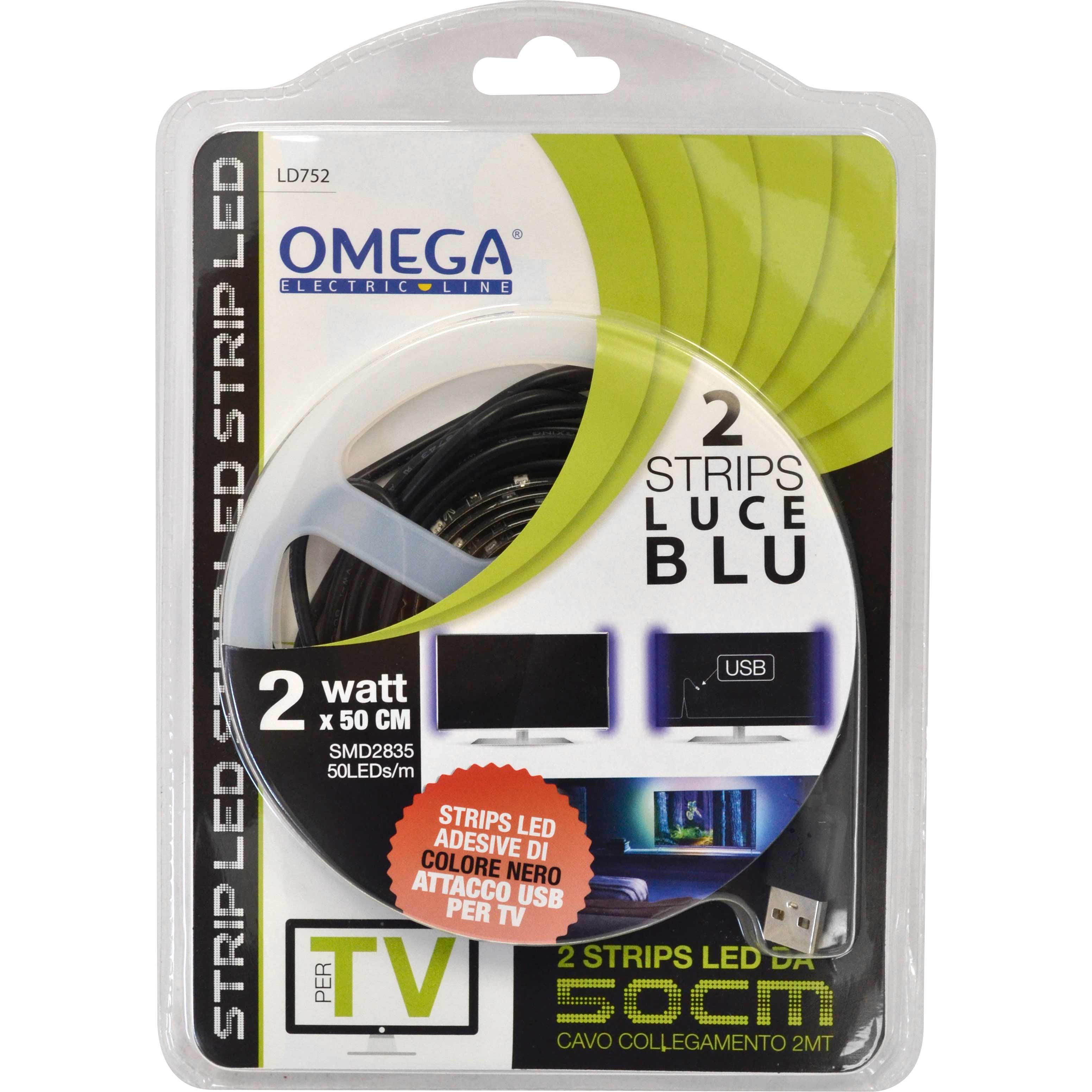 STRISCIA LED PER TV RETROILLUMINAZIONE BLU