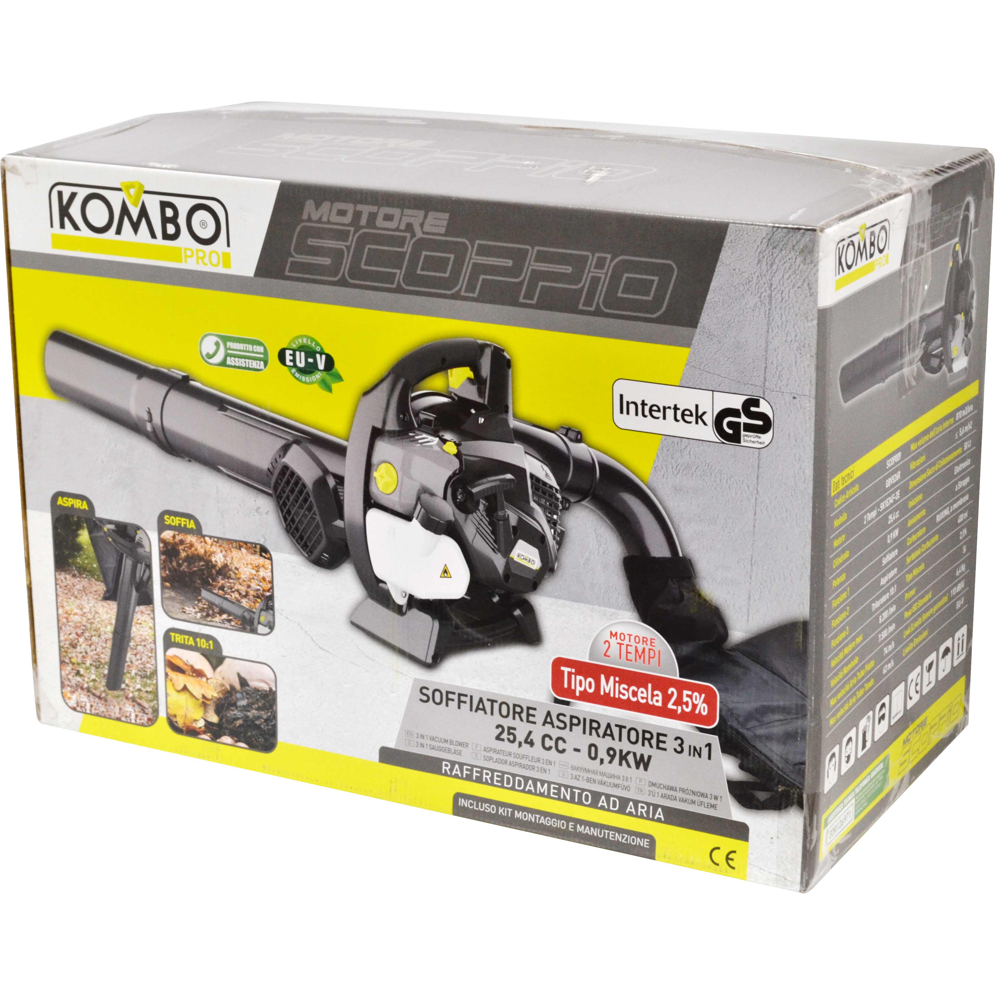 SOFFIATORE/ASPIRATORE A SCOPPIO PROFESSIONALE 3 IN 1 25,4 CC EURO5 MODELLO GBV526R