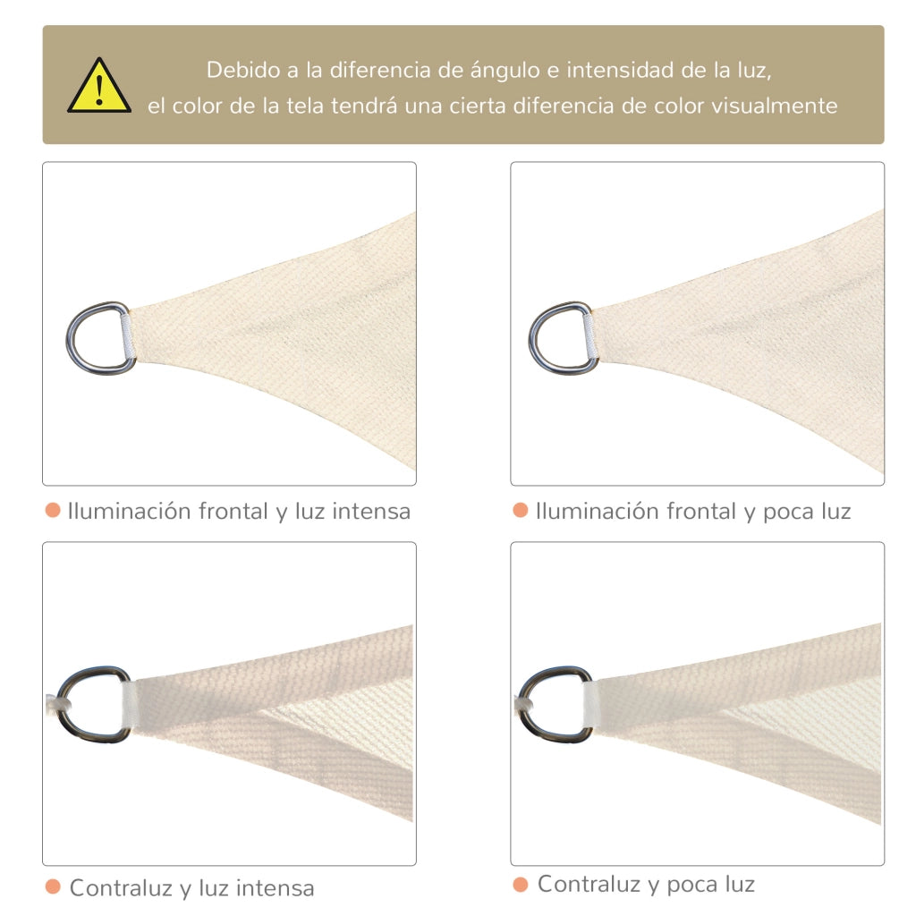 Toldo da giardino ¨C zephmum ¨C 4x6 m crema