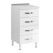 CASSETTIERA PER CUCINE COMPONIBILI L.40 x P.50 x H.85. - col. bianco  - LINEA AZZURRA