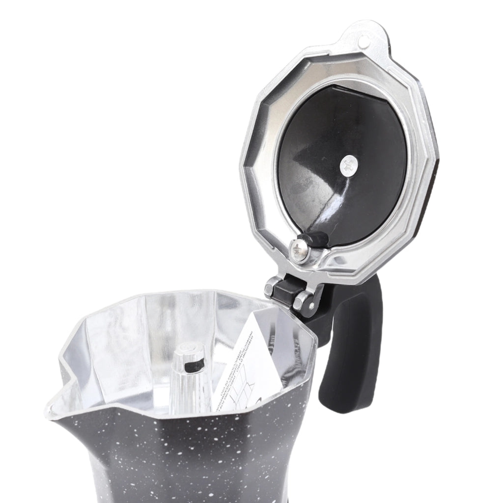 MAURY'S CAFFETTIERA MAXI STONE CON FINITURA EFFETTO PIETRA (3 TAZZE)
