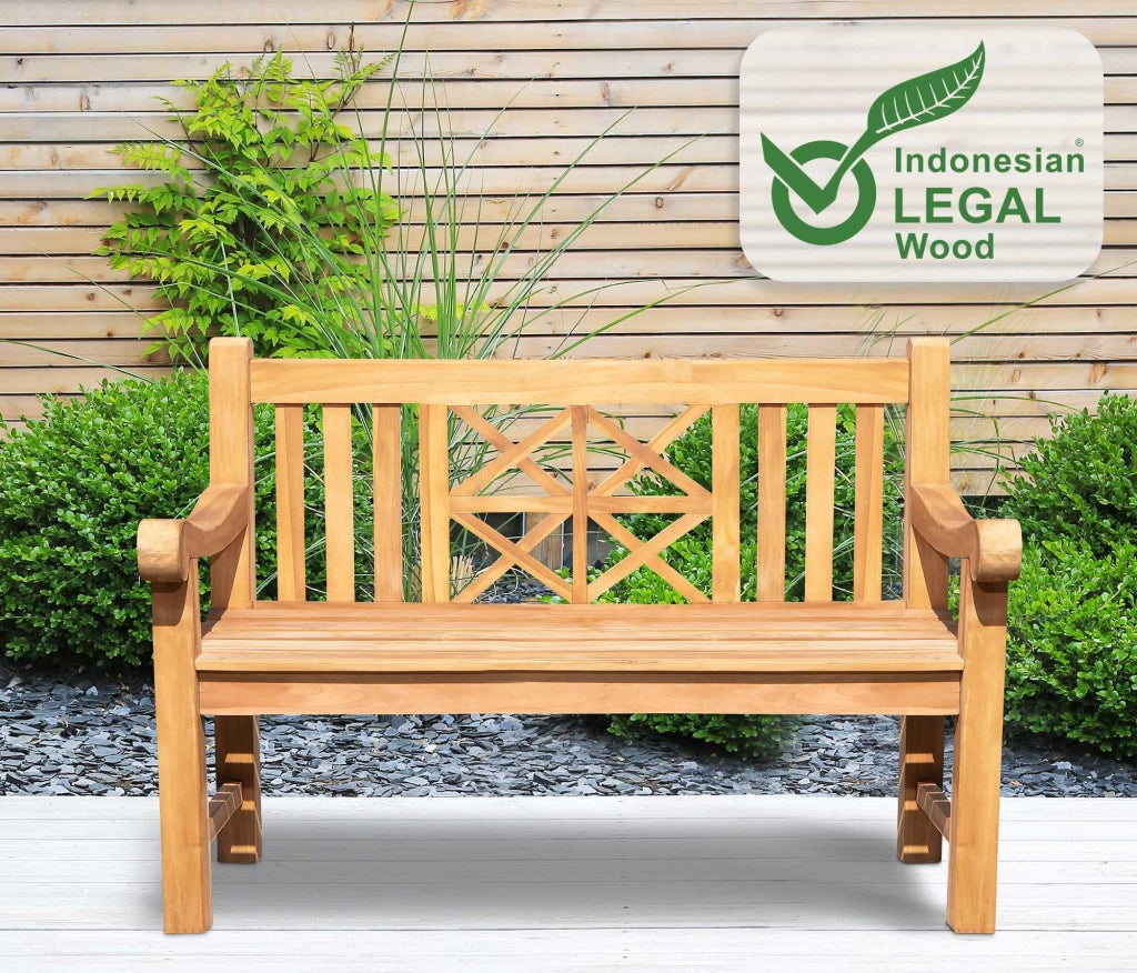 Teakbank Florida 120 cm