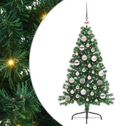 Albero di Natale | Decorazioni natalizie artificiale con luci integrate Verde 120 cm